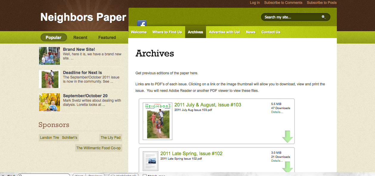 Neighbors Paper Neighbors Paper